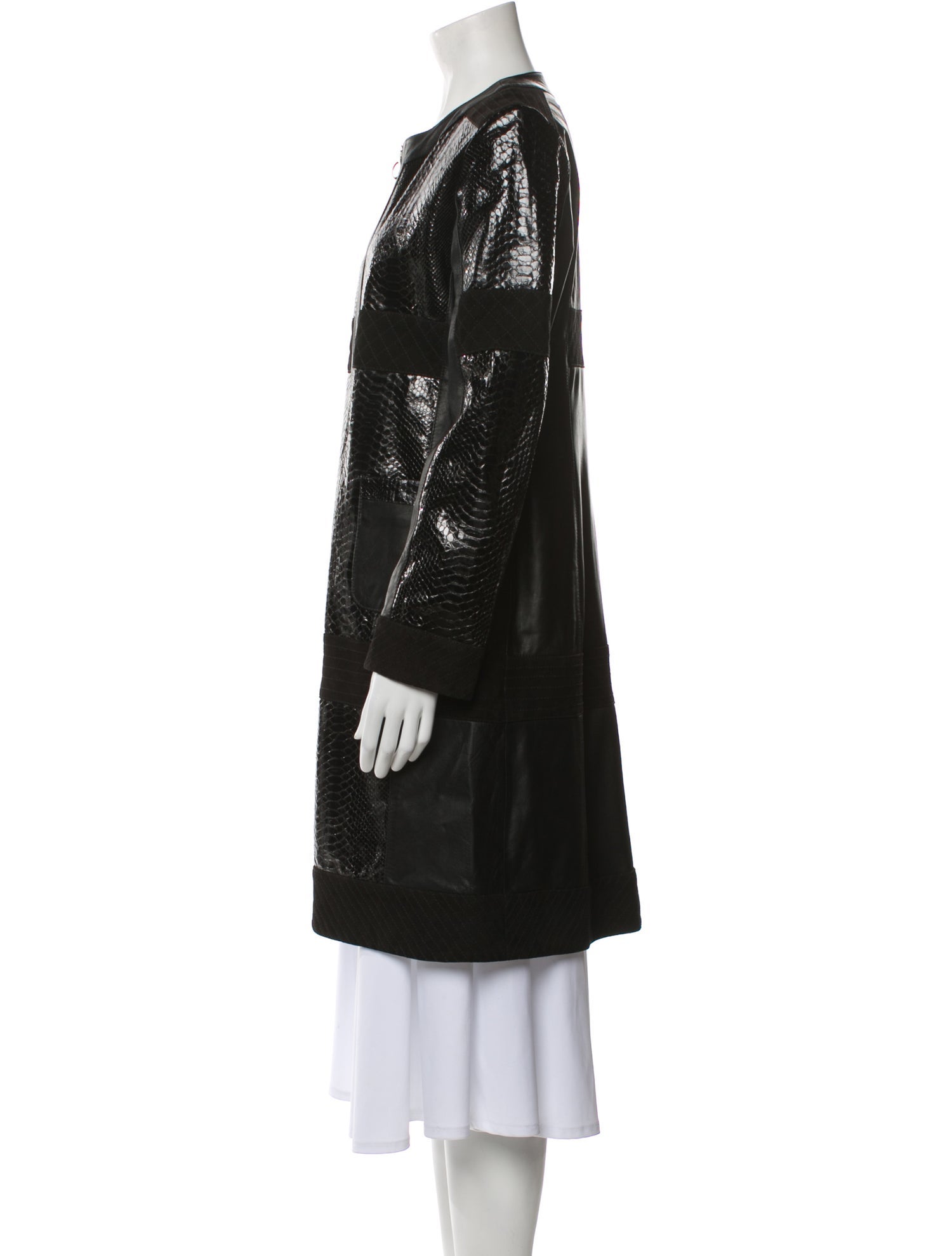 Vintage - Unbranded Leather Coat