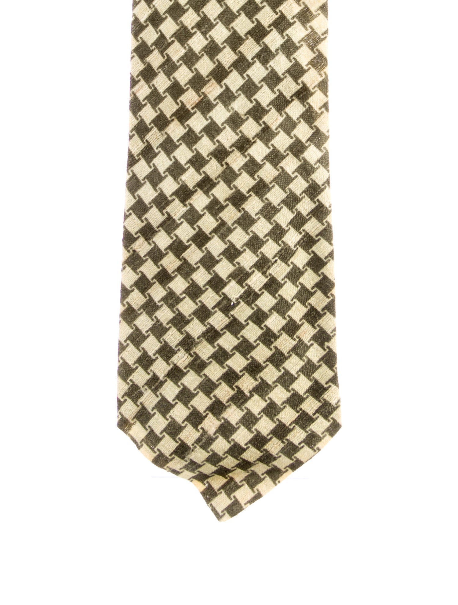 Issey Miyake Silk Pattern Tie