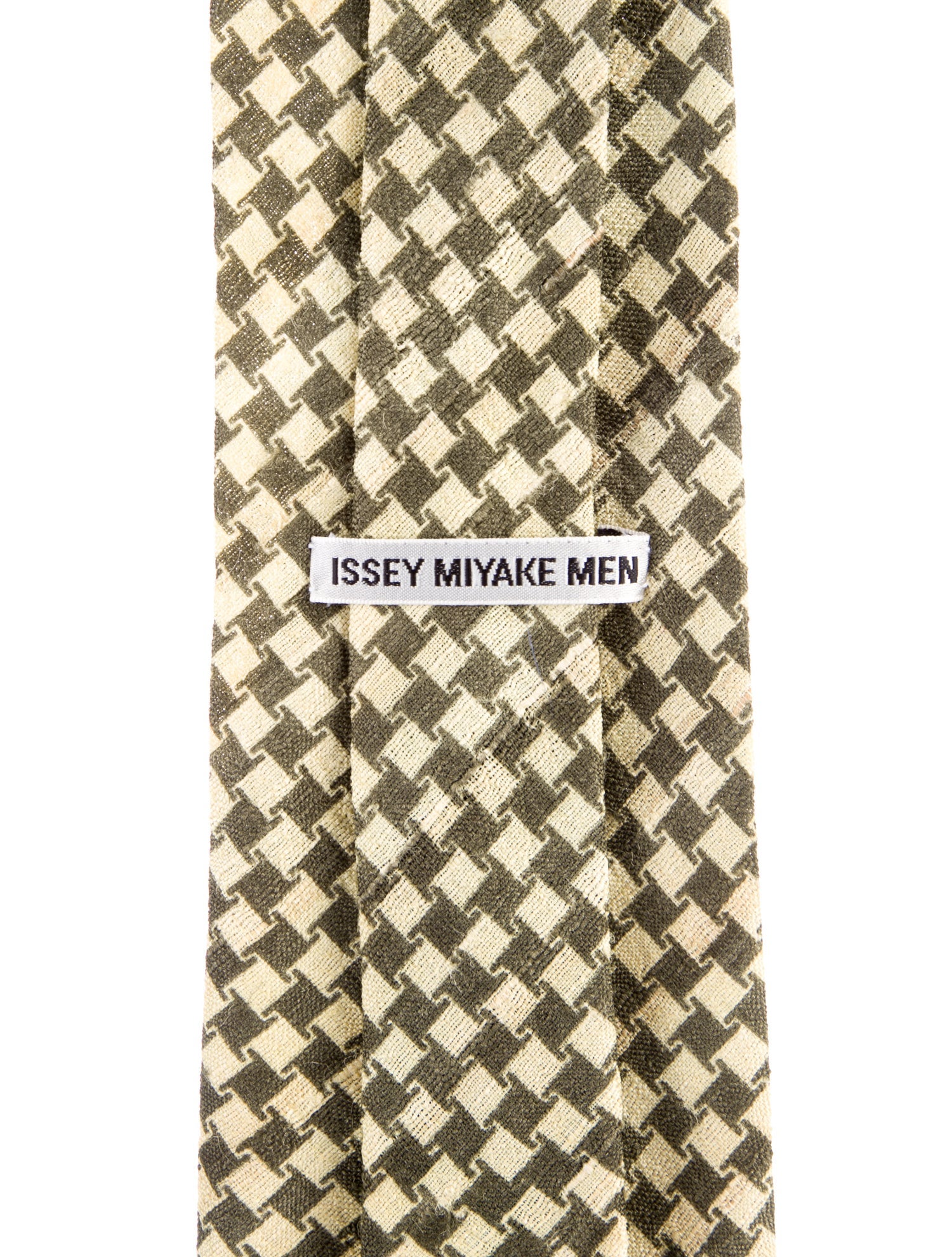 Issey Miyake Silk Pattern Tie
