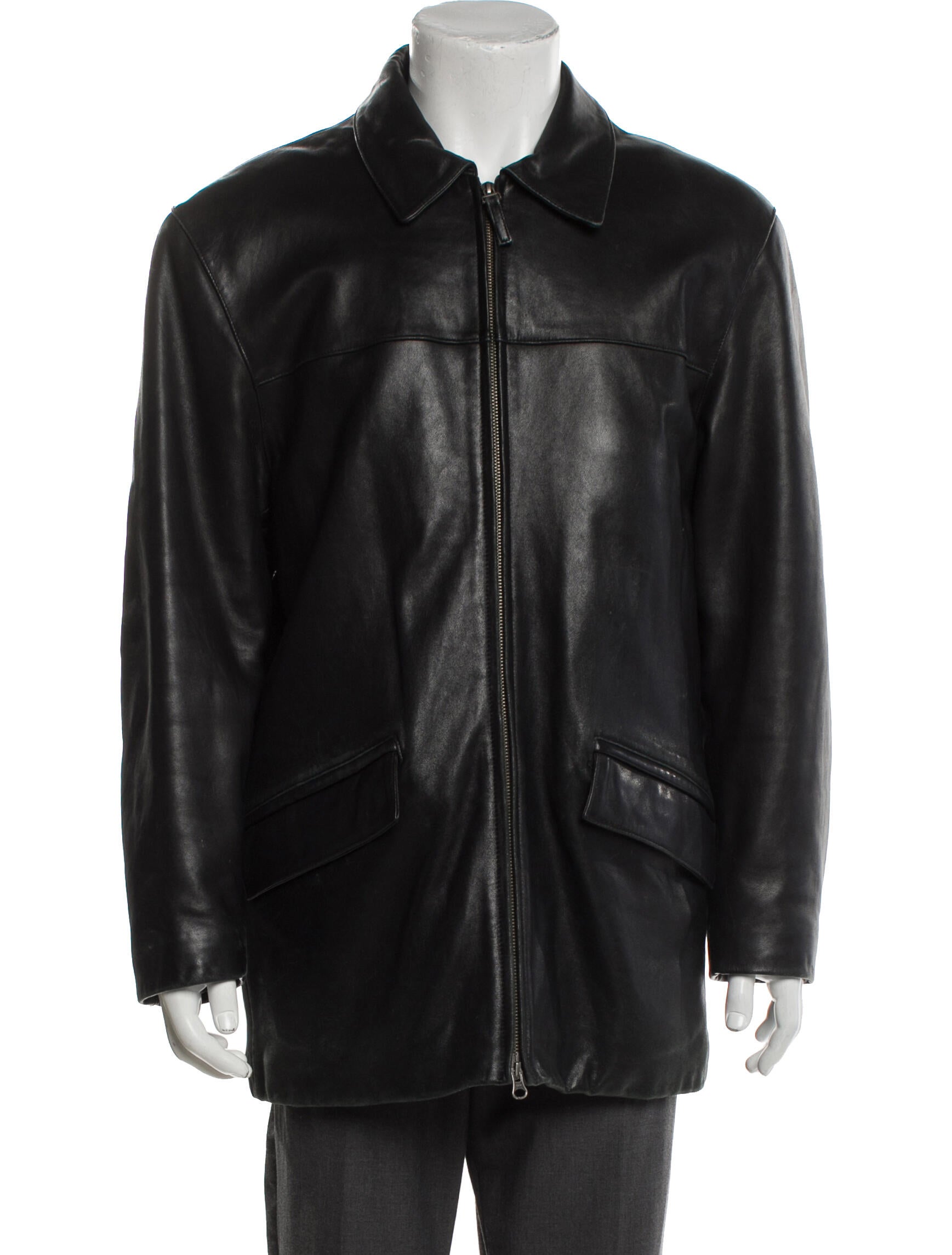 Vintage - Unbranded Lambskin Moto Jacket