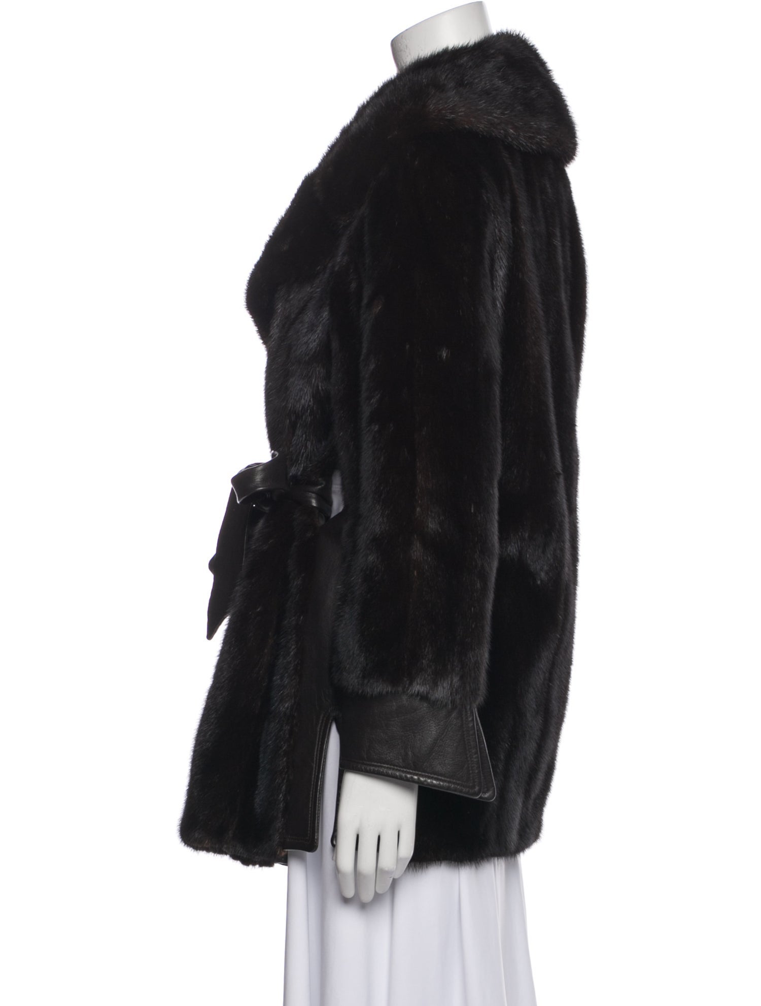 Vintage - Unbranded Leather Fur Coat