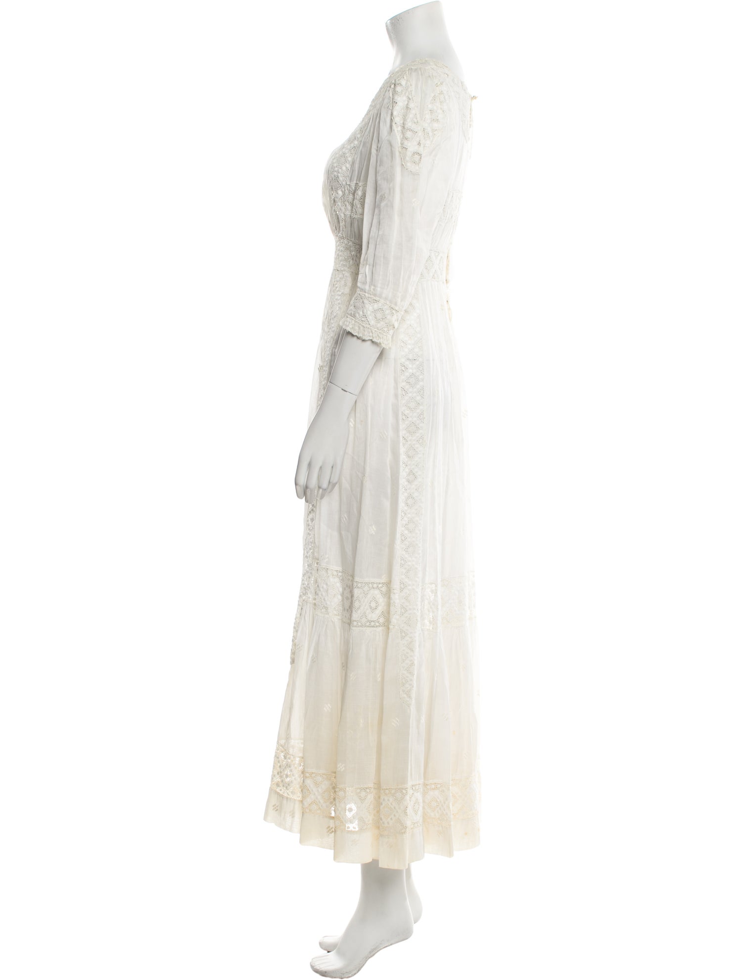 Vintage - Unbranded Square Neckline Long Dress