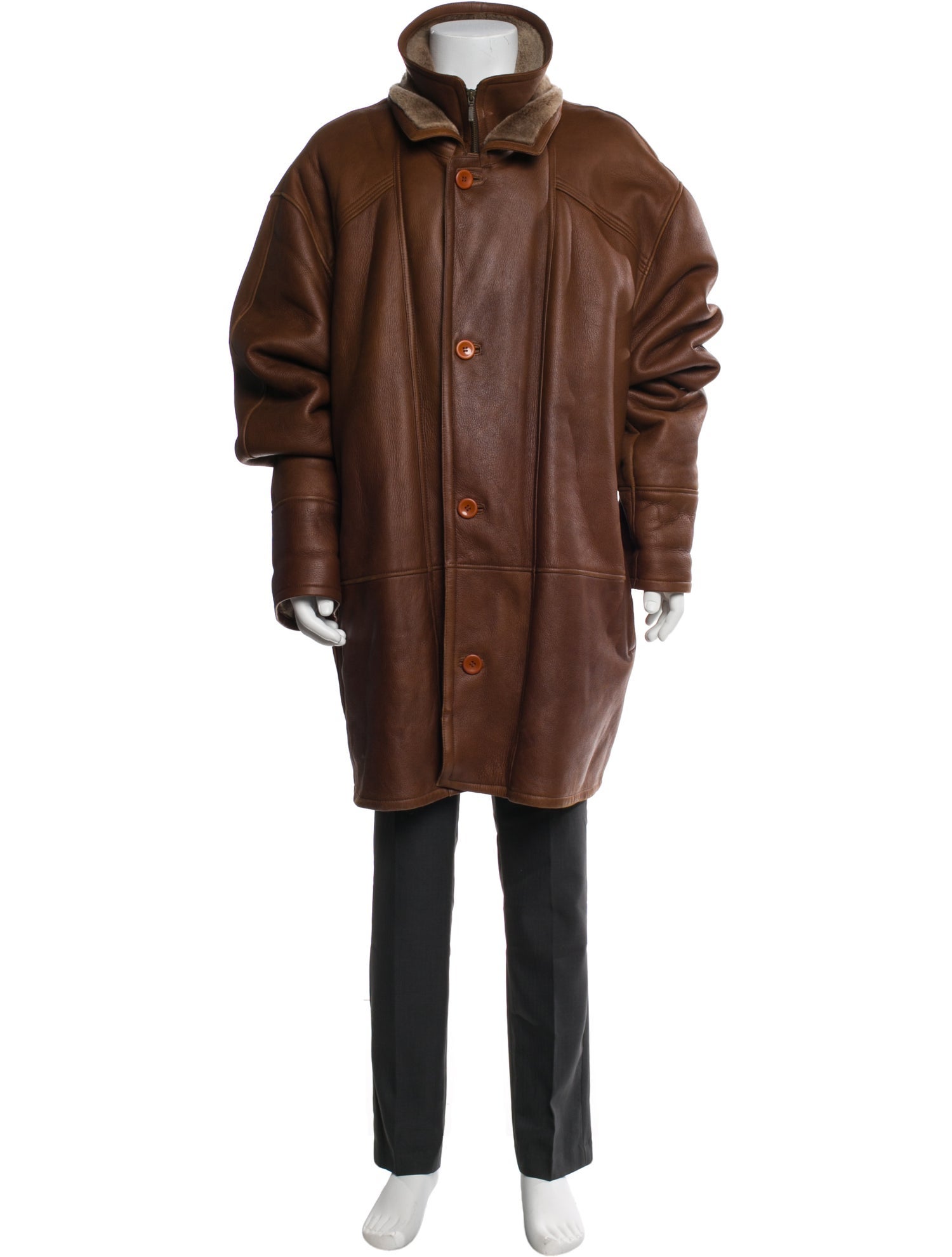 Echtes Leder Leather Parka