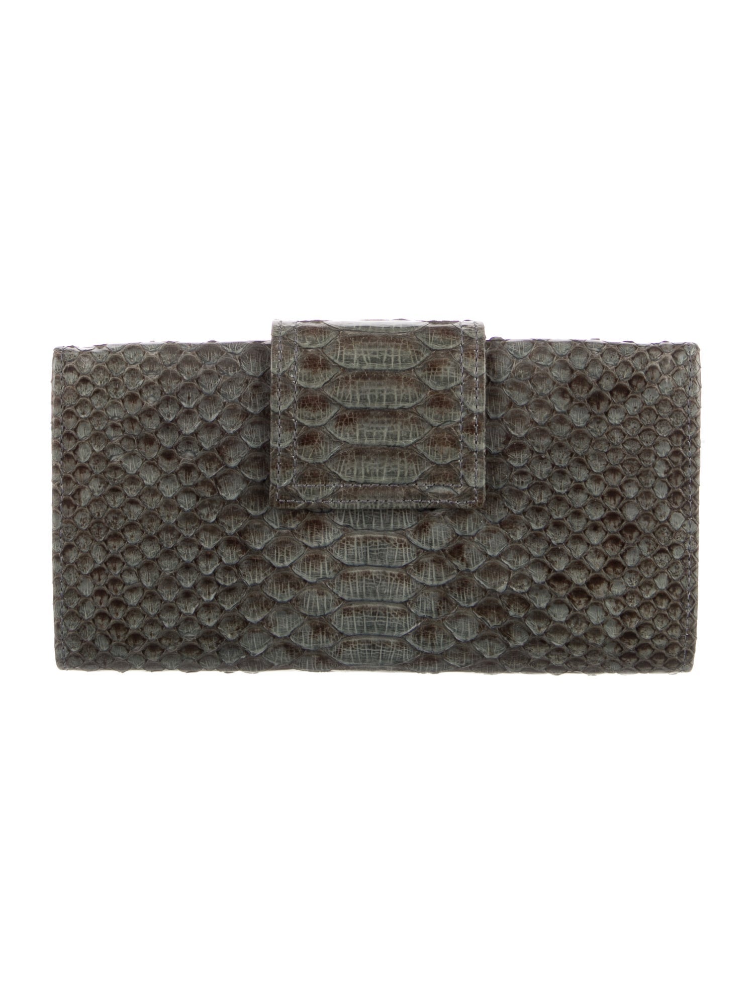 Vintage - Unbranded Python Animal Print Compact Wallet