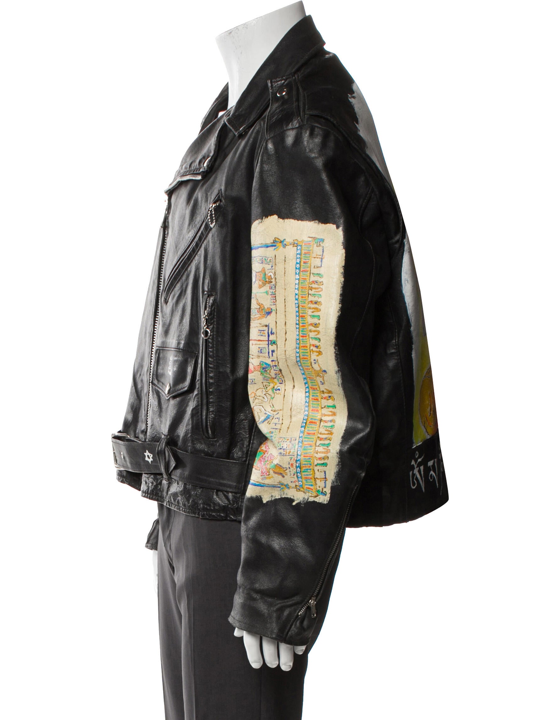 Vintage - Unbranded Vintage Late 1970's - Early 1980's Moto Jacket