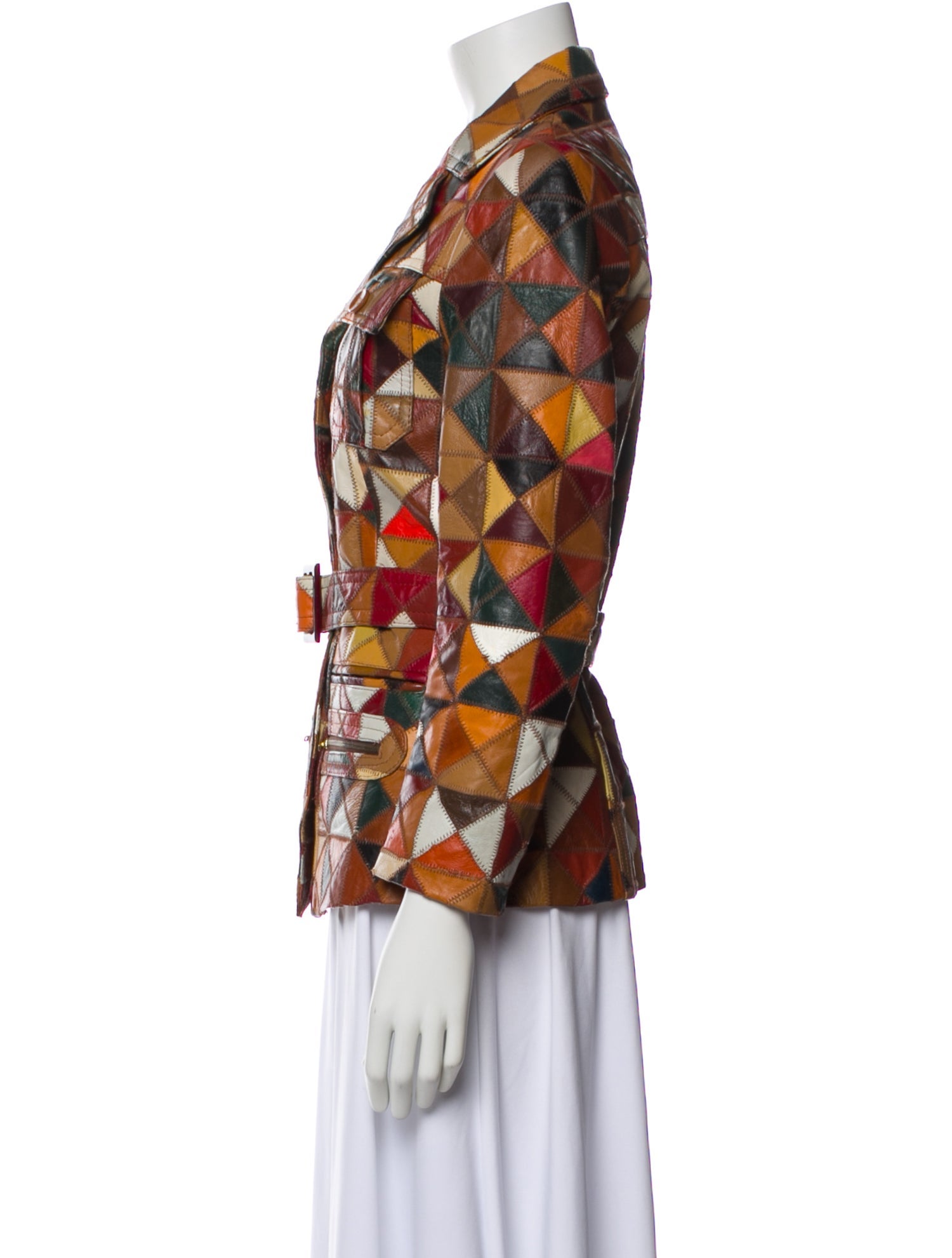 Vintage - Unbranded Vintage Leather Blazer