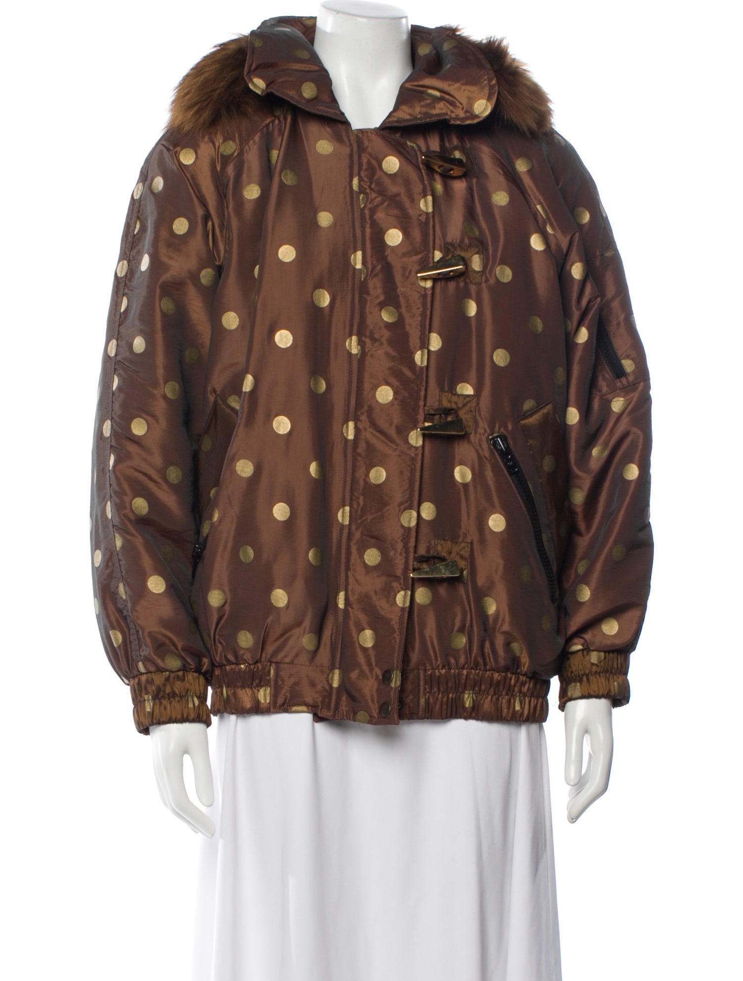 Carole Little Vintage 1990's Fur Jacket