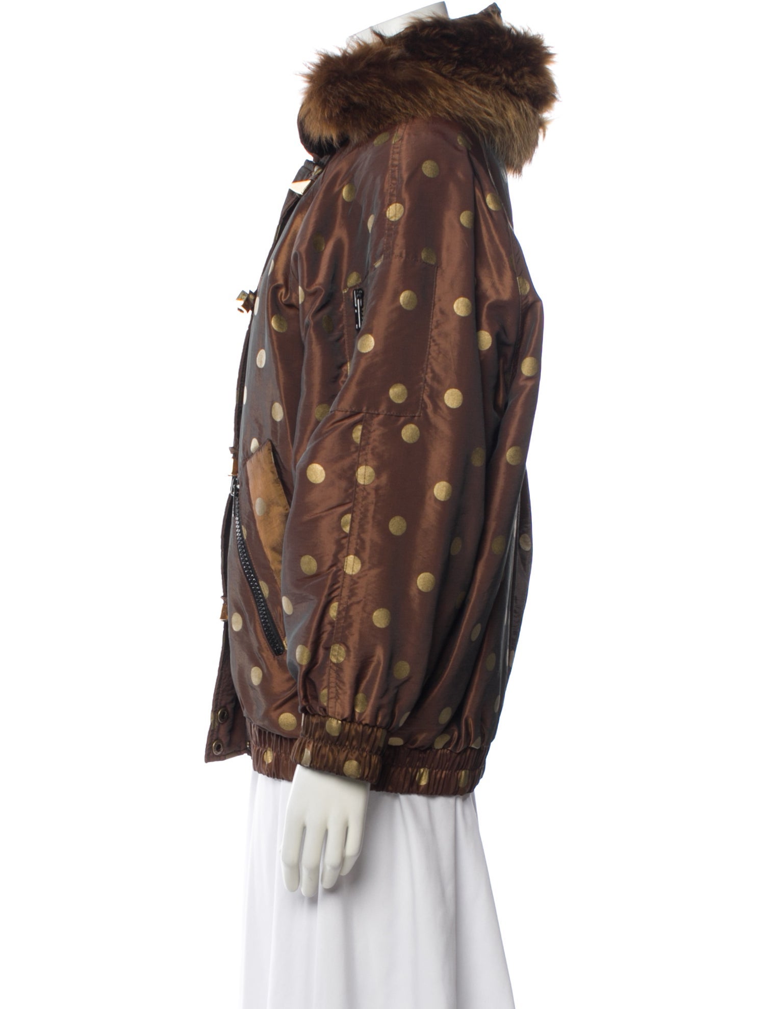 Carole Little Vintage 1990's Fur Jacket