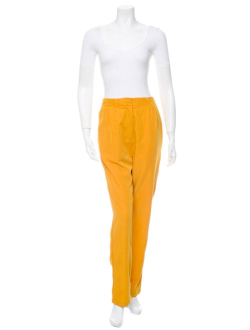 Velour Pants Yellow