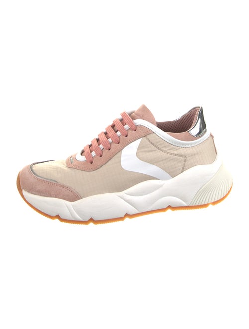 Voile Blanche Nylon Printed Chunky Sneakers