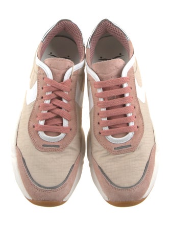 Voile Blanche Nylon Printed Chunky Sneakers