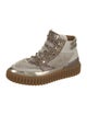 Voile Blanche Leather Faux Fur Trim Hiking Boots