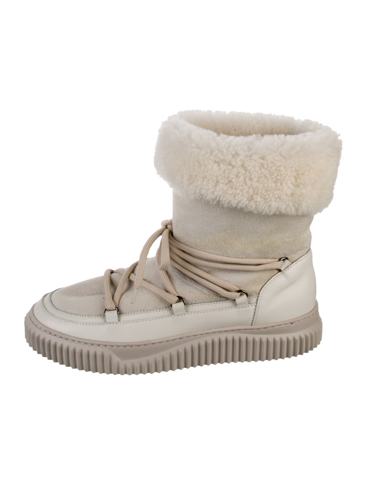 Voile Blanche Leather Lace-Up Boots