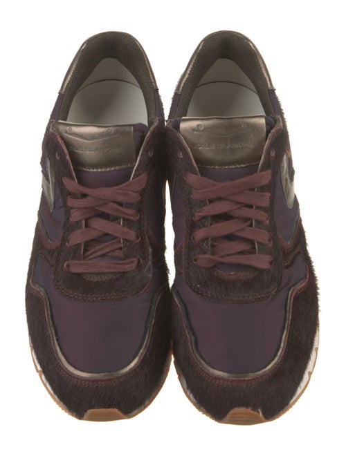 Voile Blanche Suede Athletic Sneakers