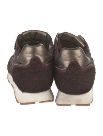 Voile Blanche Suede Athletic Sneakers