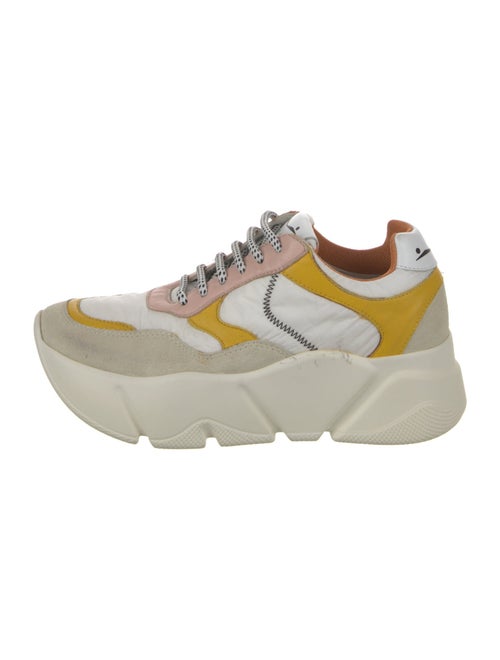 Voile Blanche Nylon Printed Chunky Sneakers