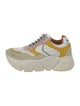 Voile Blanche Nylon Printed Chunky Sneakers