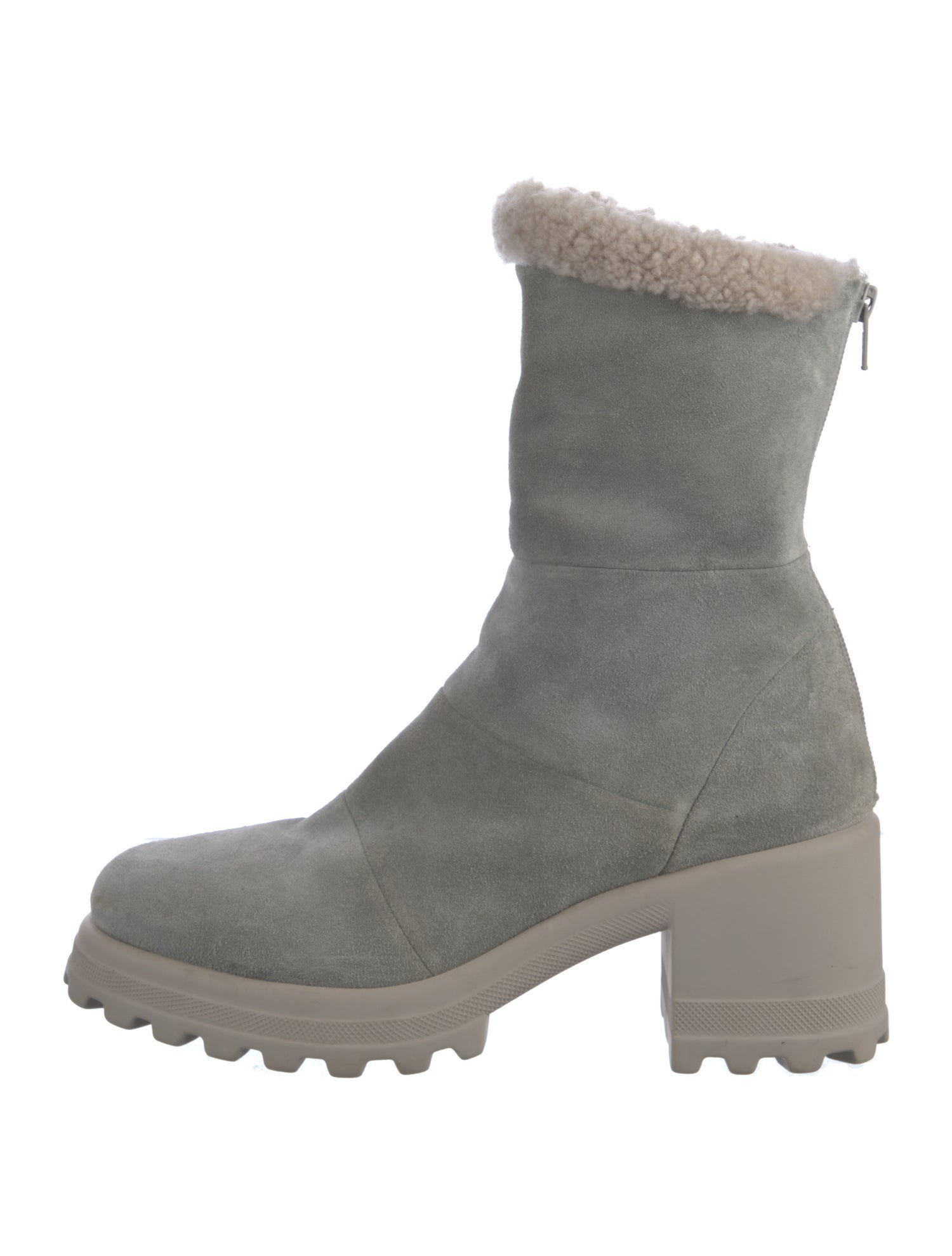 Voile Blanche Suede Sock Boots