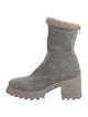 Voile Blanche Suede Sock Boots