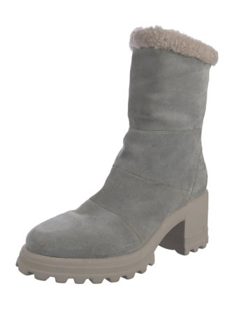 Voile Blanche Suede Sock Boots