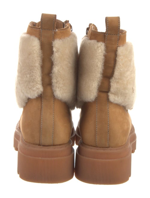 Voile Blanche Suede Combat Boots