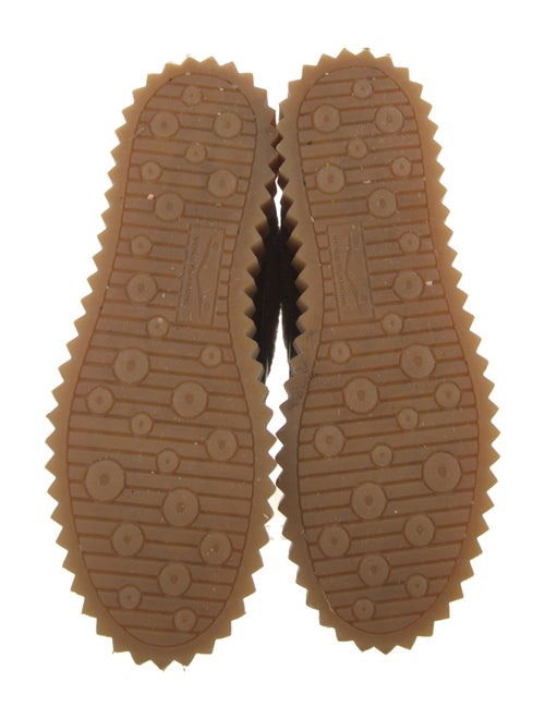 Voile Blanche Leather Colorblock Pattern Hiking Boots