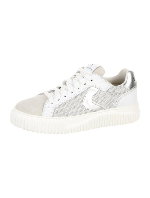 Voile Blanche Suede Sneakers