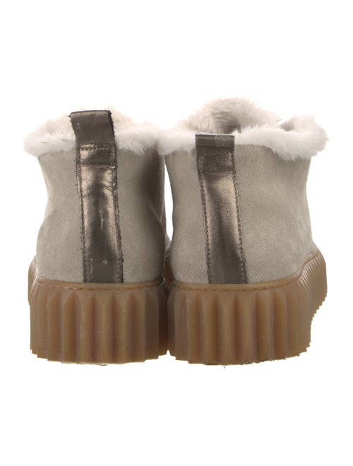 Voile Blanche Suede Lace-Up Boots