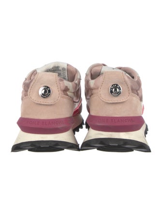 Voile Blanche Satin Printed Sneakers