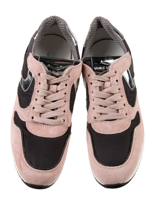 Voile Blanche Suede Printed Sneakers