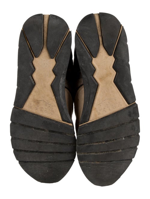 Voile Blanche Printed Fur Trim Sneakers