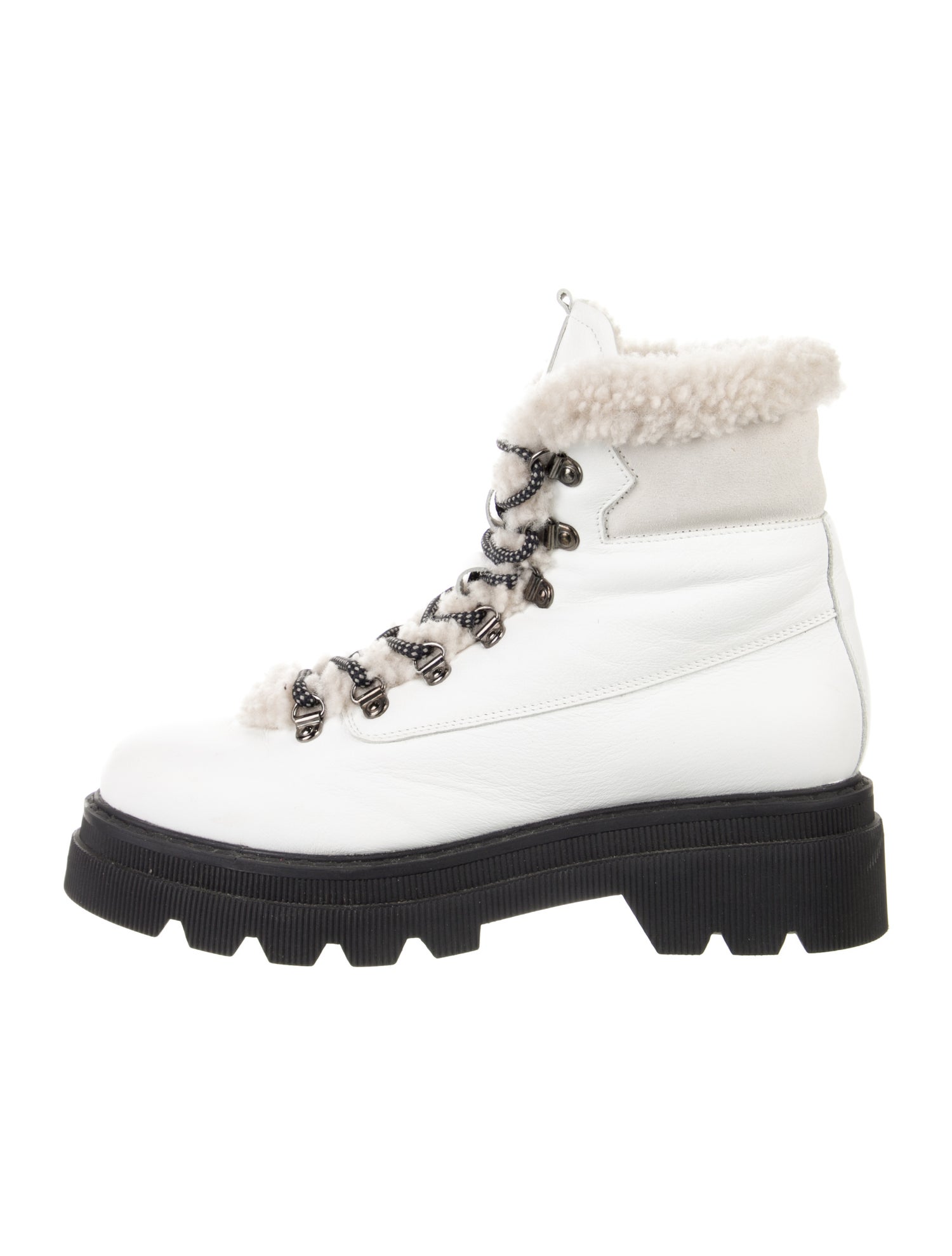 Voile Blanche Leather Combat Boots