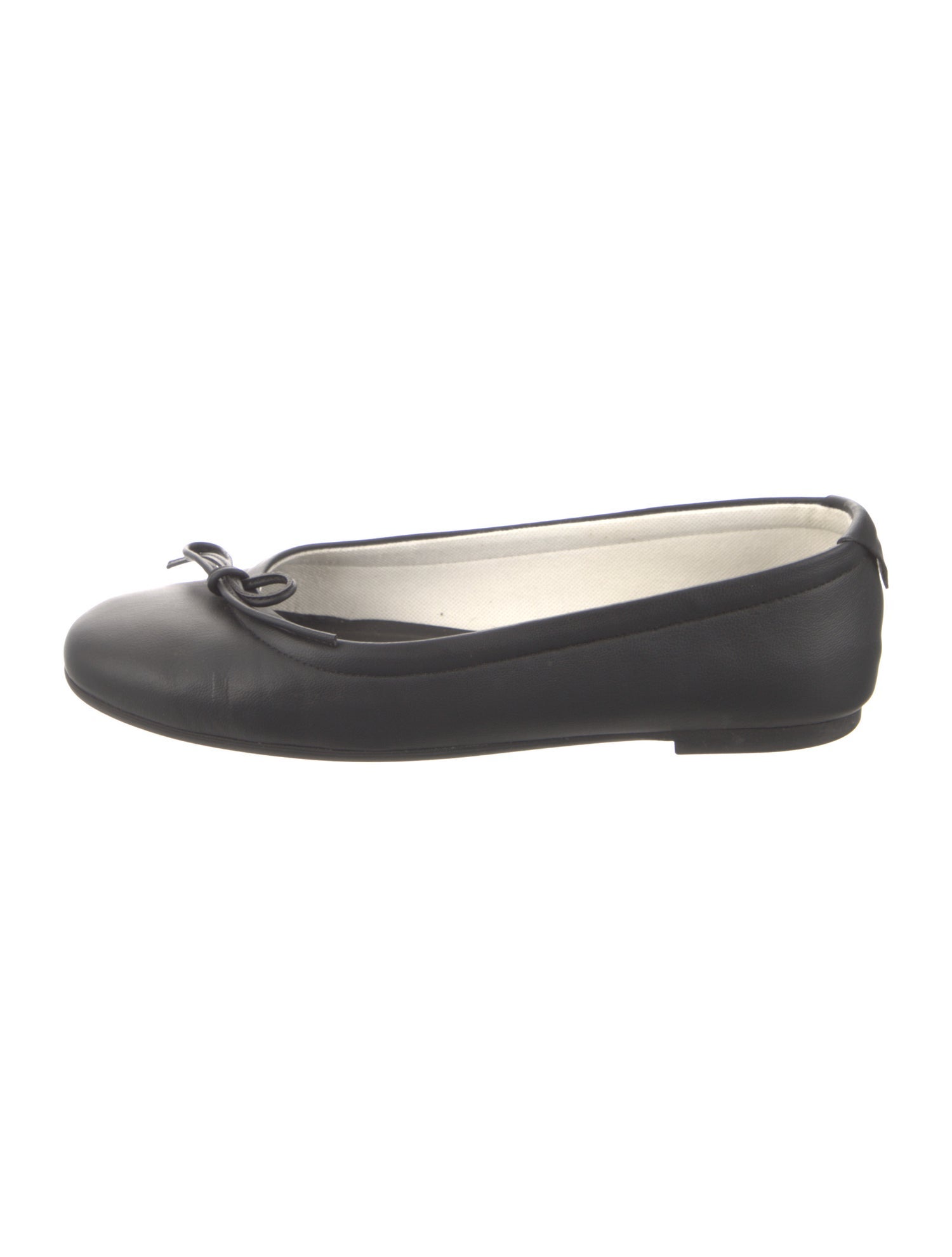 von Holzhausen Leather Bow Accents Ballet Flats