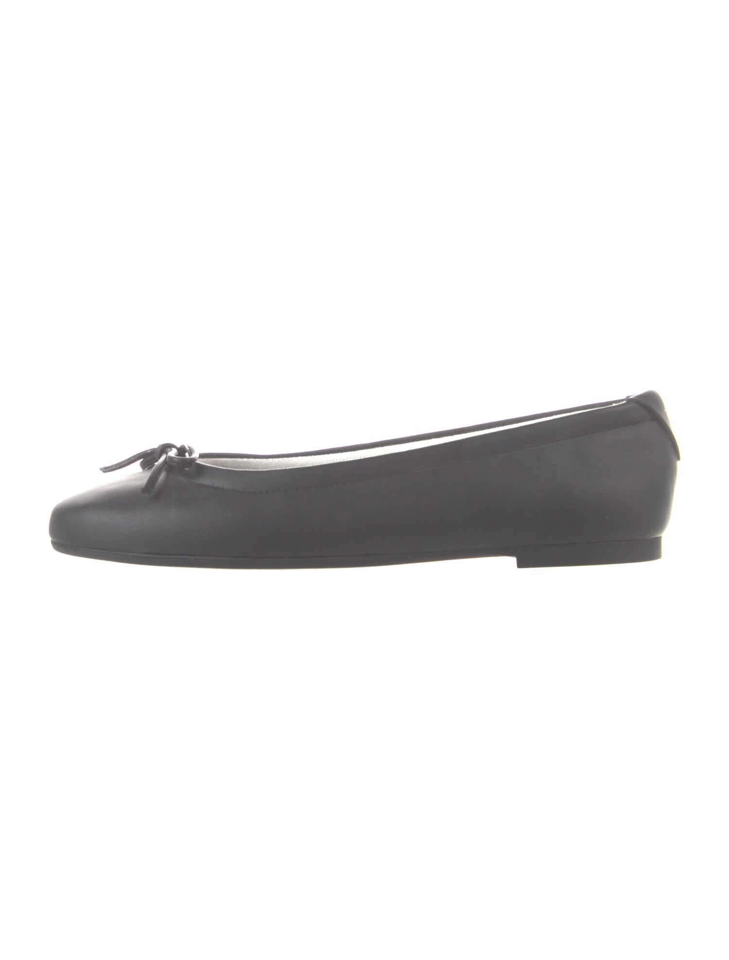 von Holzhausen Leather Bow Accents Ballet Flats