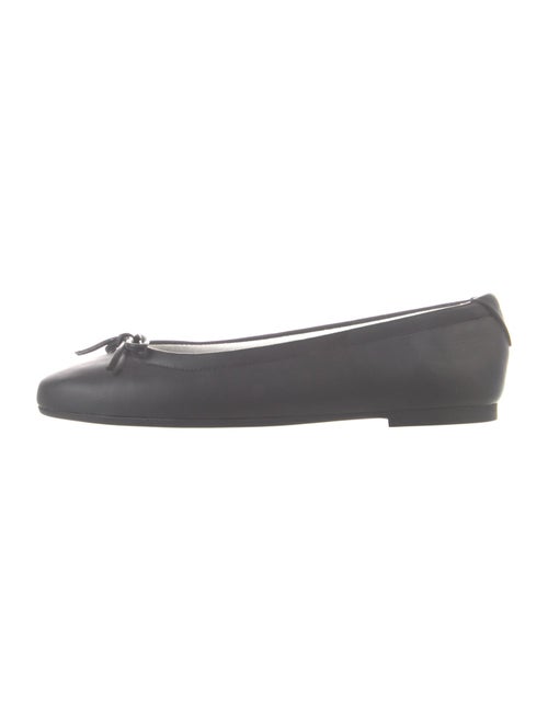 von Holzhausen Leather Bow Accents Ballet Flats