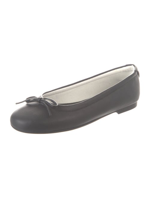 von Holzhausen Leather Bow Accents Ballet Flats