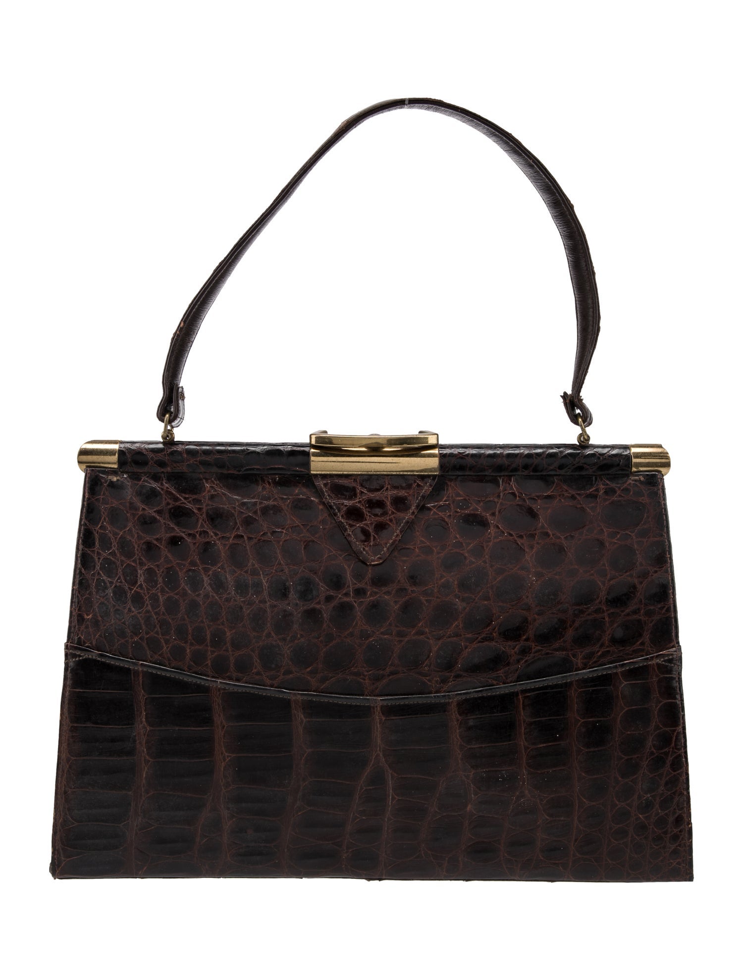Vassar Alligator Shoulder Bag