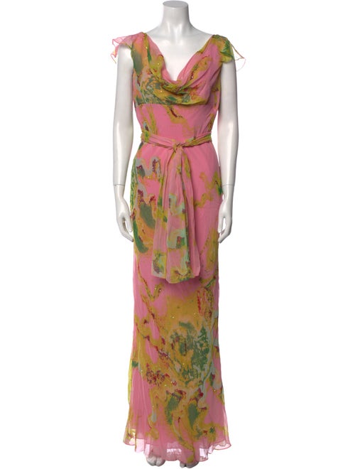 Victoria Royal Ltd Silk Long Dress
