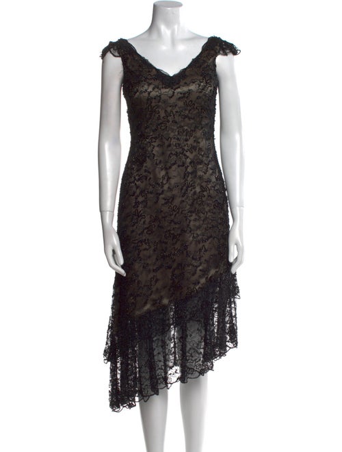 Victoria Royal Ltd Lace Pattern Midi Length Dress