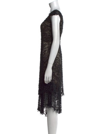 Victoria Royal Ltd Lace Pattern Midi Length Dress