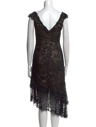 Victoria Royal Ltd Lace Pattern Midi Length Dress