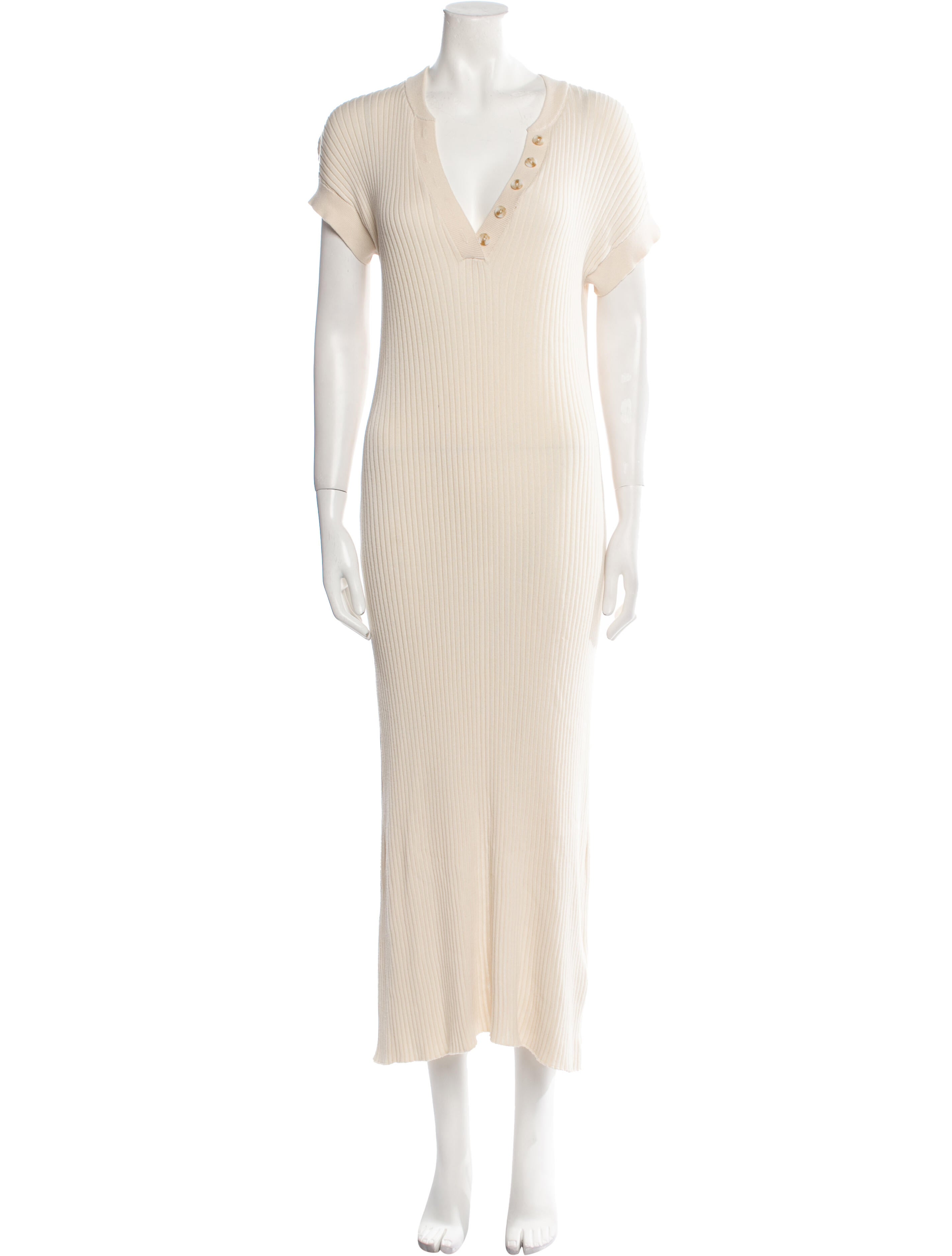 Varley V-Neck Long Dress