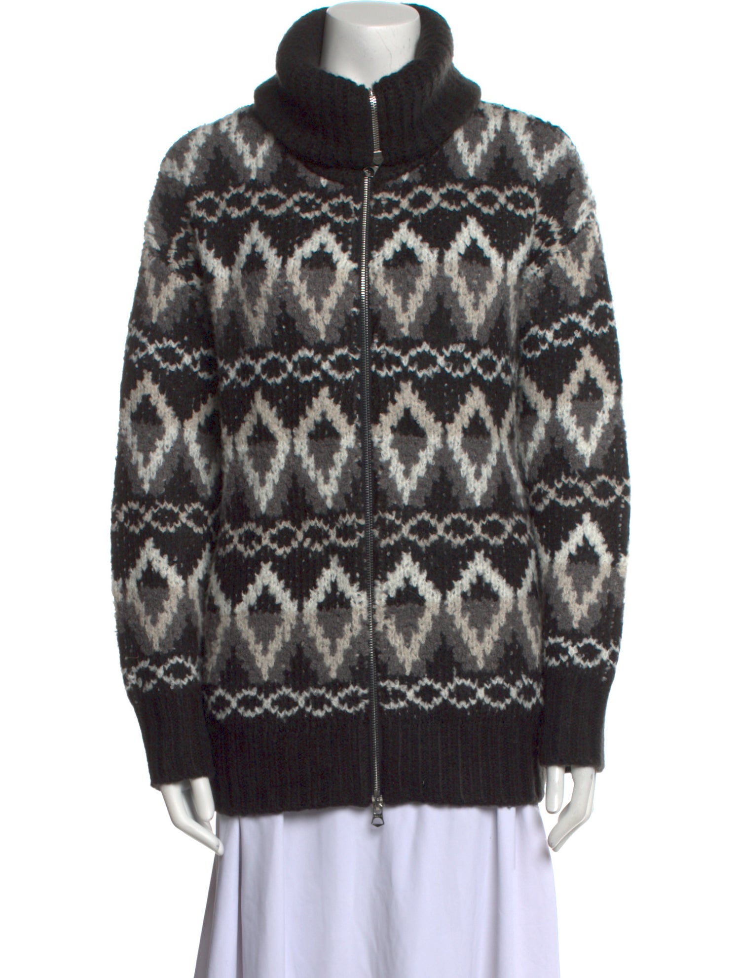 Varley Printed Cowl Neck Sweater