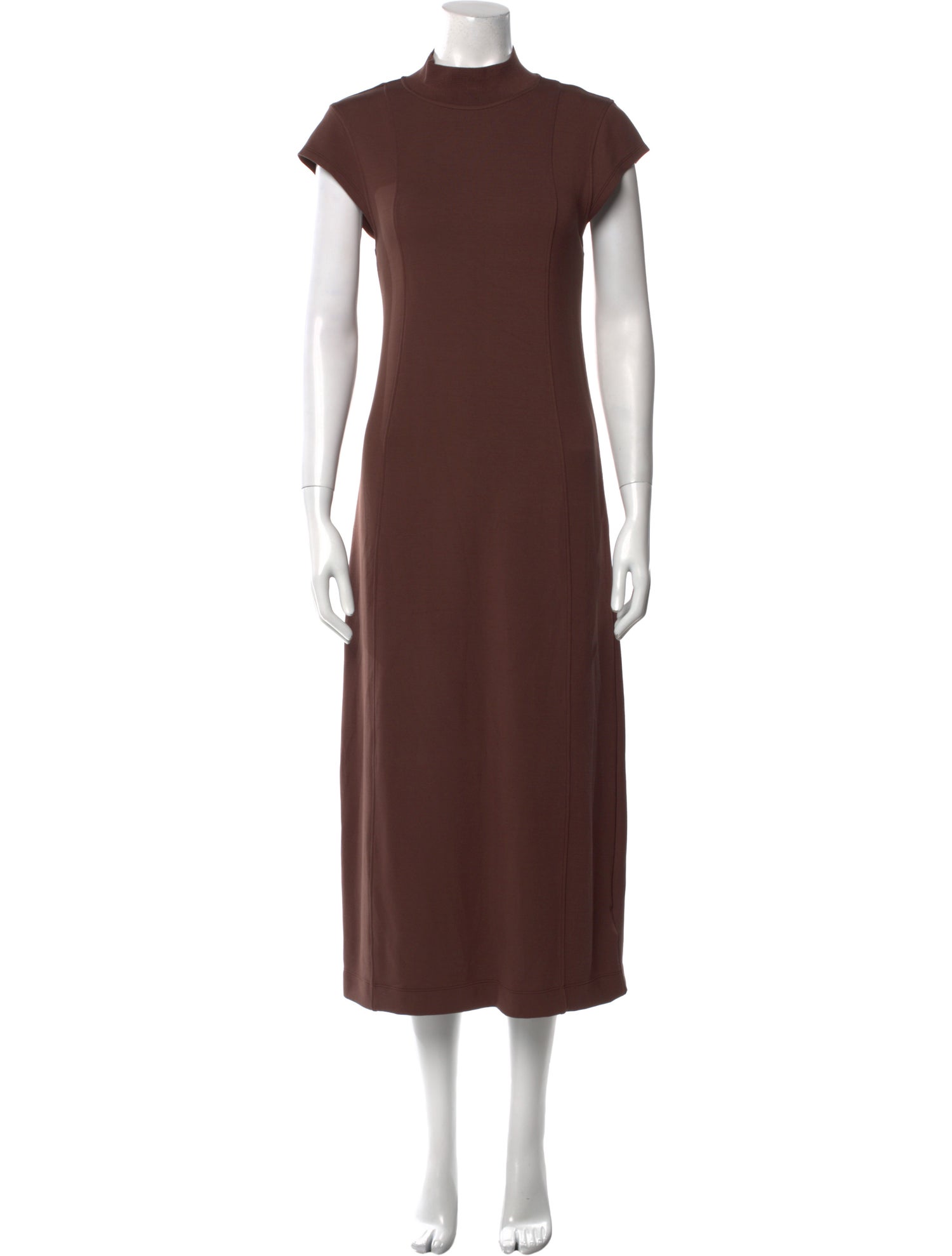 Varley Mock Neck Long Dress