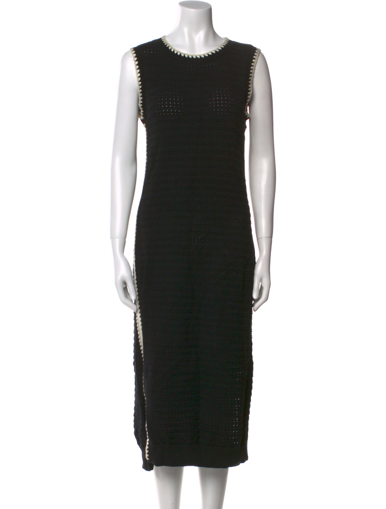 Varley Crew Neck Midi Length Dress