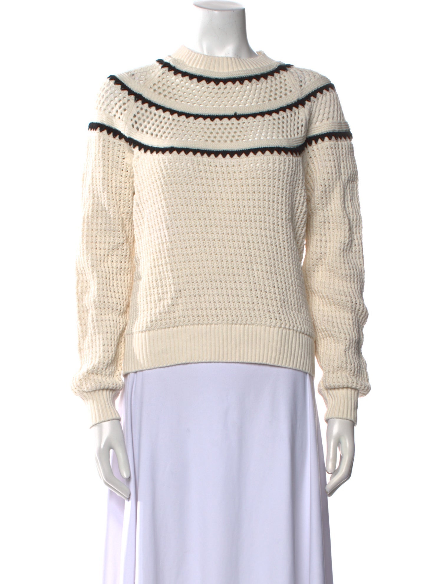 Varley Graphic Print Crew Neck Sweater