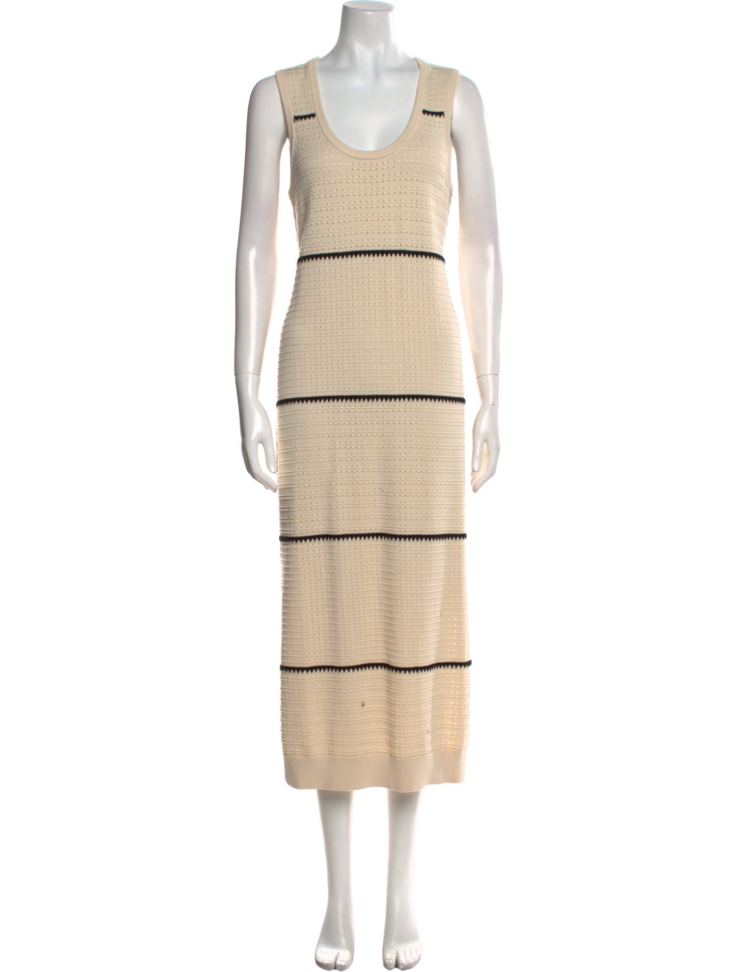 Varley Scoop Neck Midi Length Dress