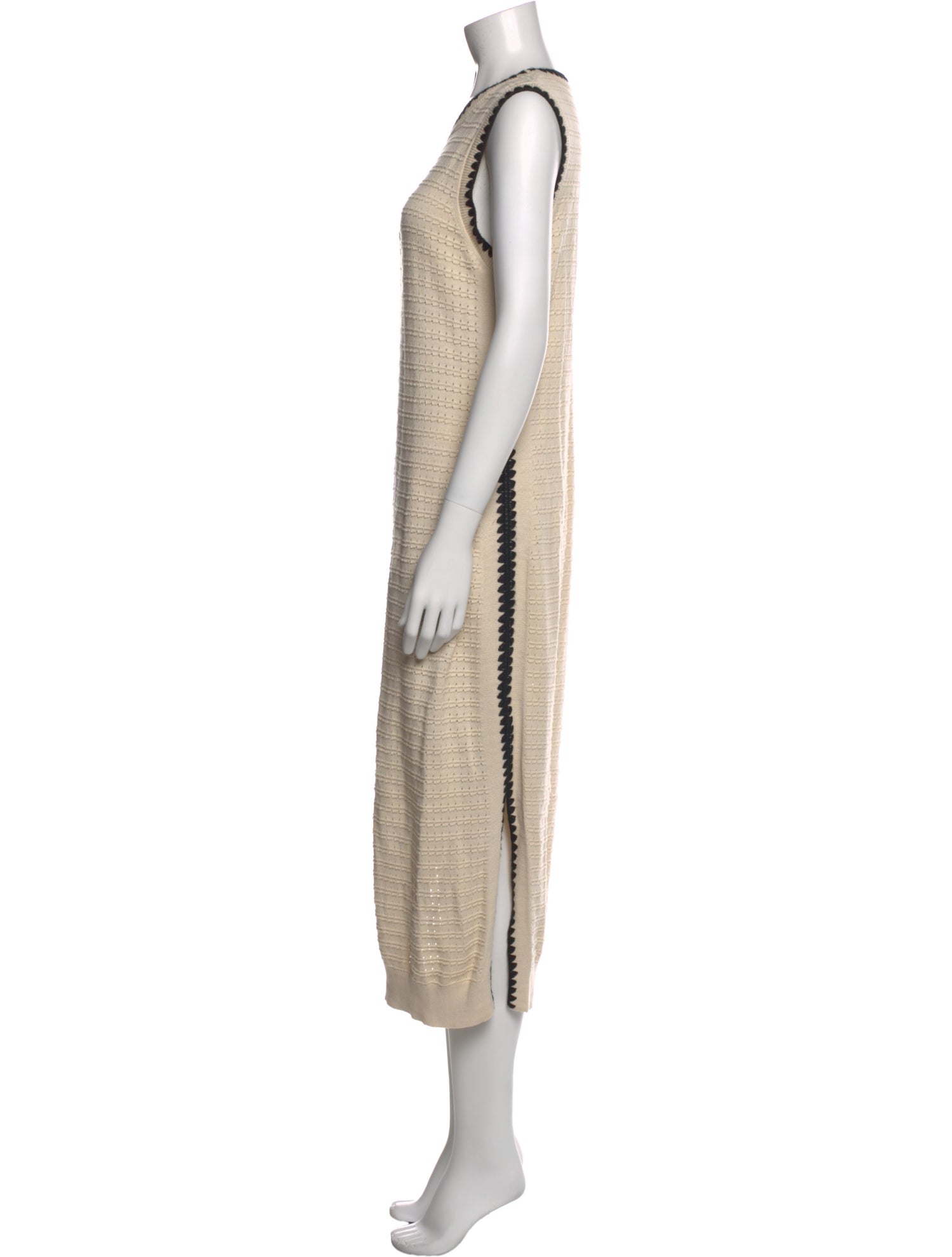 Varley Crew Neck Midi Length Dress