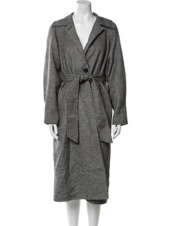 Varley Plaid Print Coat