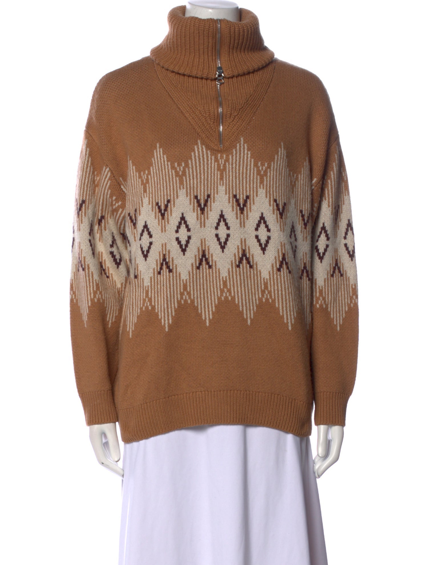 Varley Printed Turtleneck Sweater